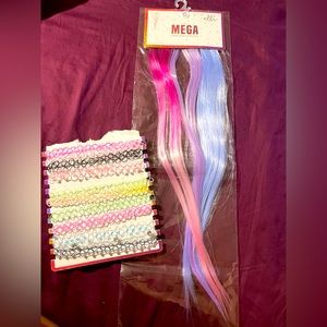 Hair clips and chokers free w purchase